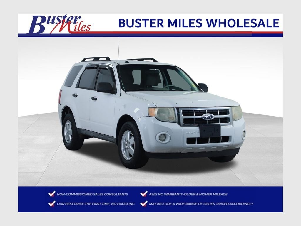 2010 Ford Escape XLT in White — front three-quarter view