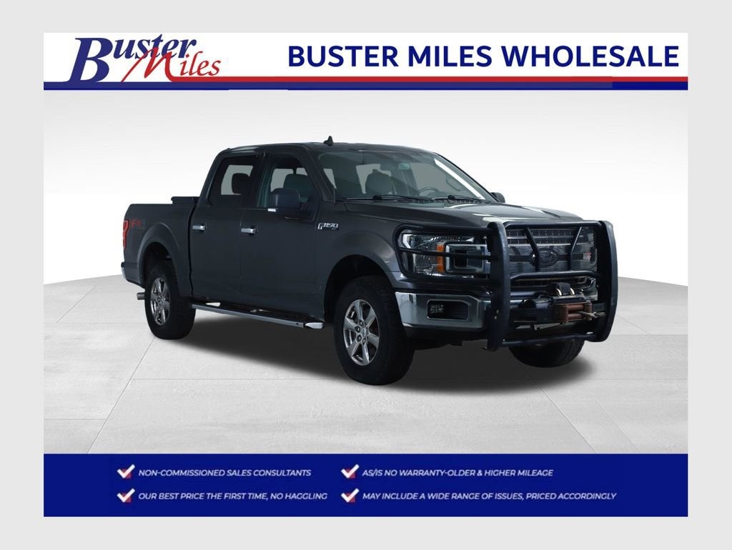 2020 Ford F-150 XL in Gray — front three-quarter view