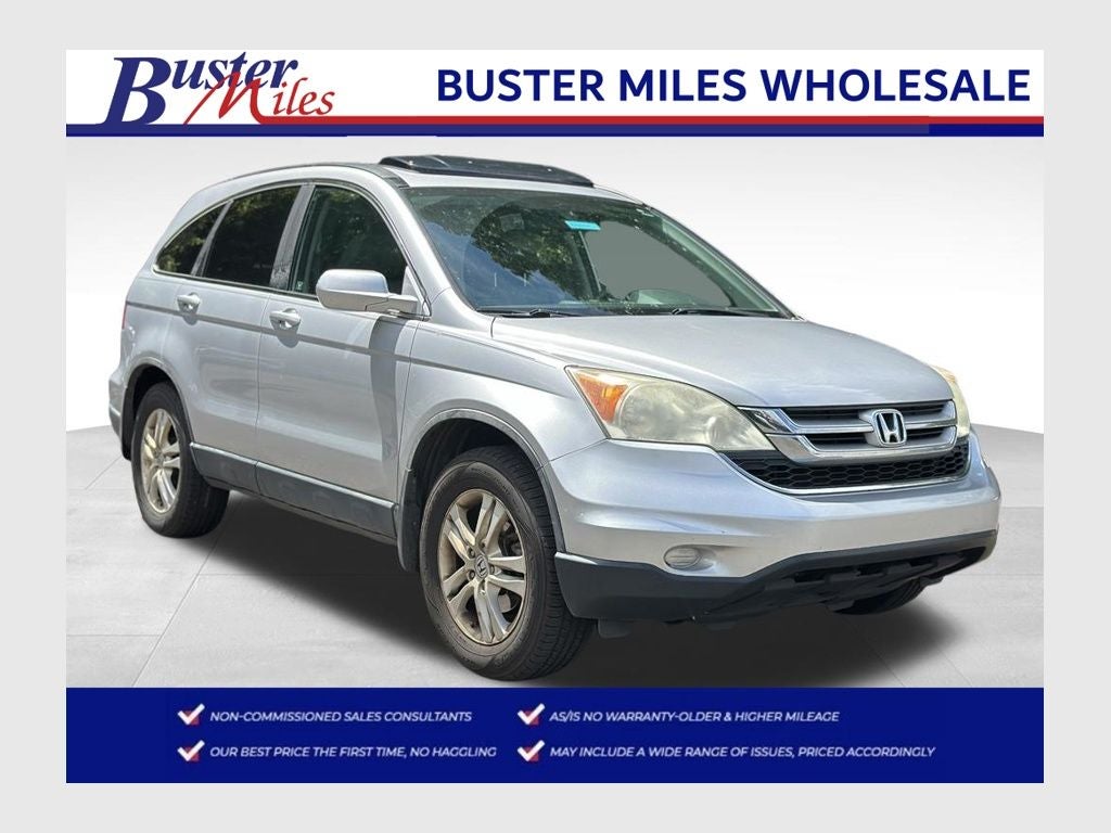2011 Honda CR-V EX-L in Silver — front three-quarter view