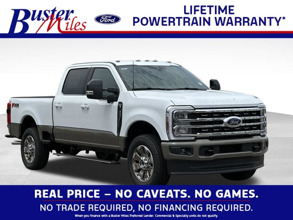 2026 Ford F-250SD F-250® King Ranch® in Oxford White — front three-quarter view