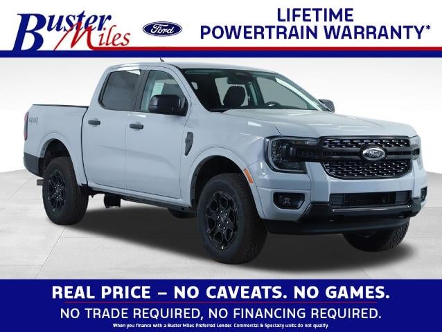 2026 Ford Ranger XLT in Avalanche — front three-quarter view
