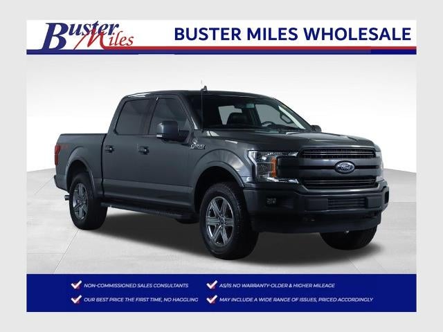 2018 Ford F-150 Lariat in Magnetic — front three-quarter view