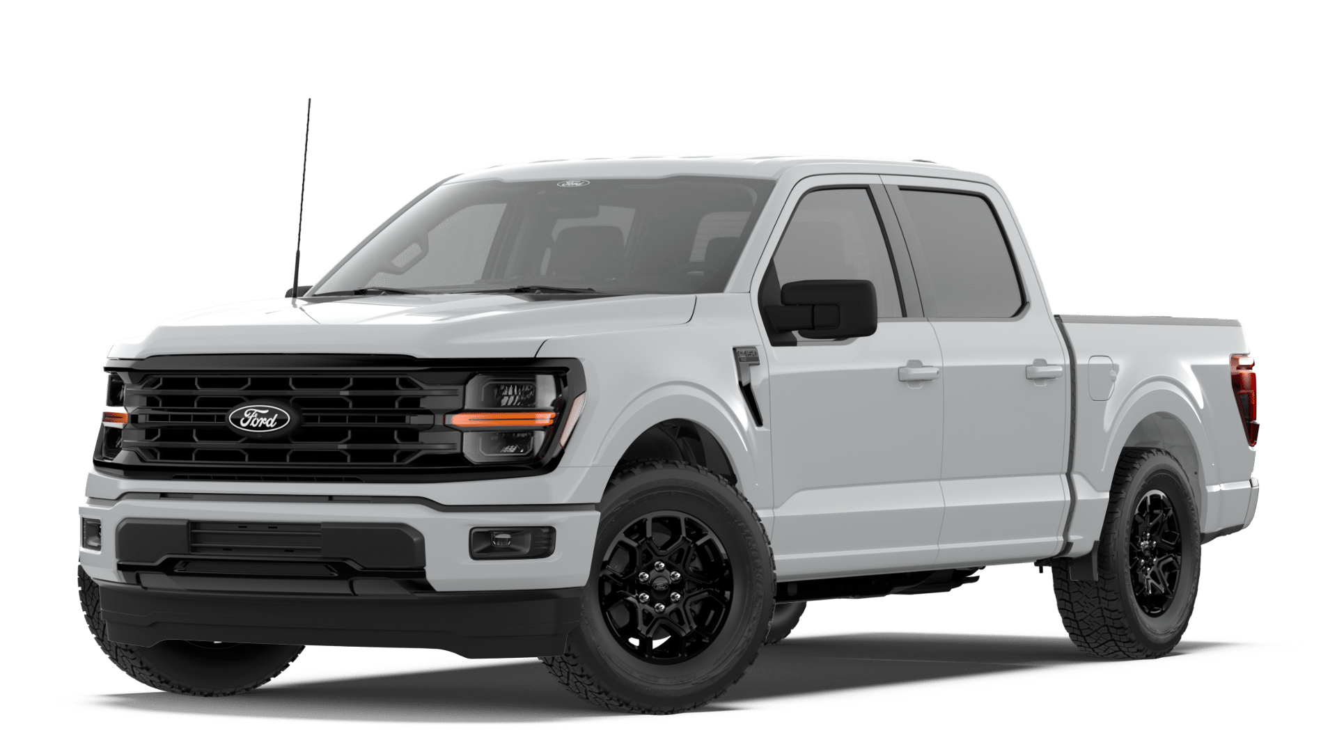 2026 Ford F-150 XLT in Avalanche — front three-quarter view