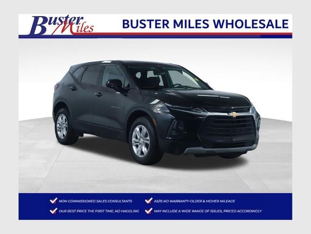 2020 Chevrolet Blazer LT in Black — front three-quarter view