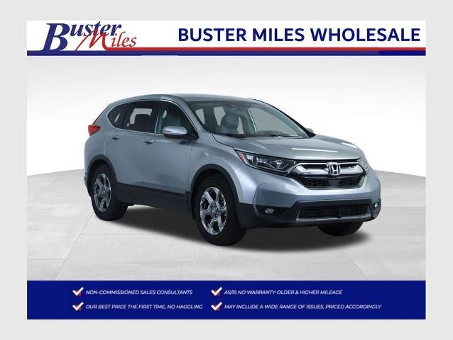 2018 Honda CR-V EX in Silver — front three-quarter view